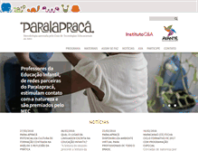 Tablet Screenshot of paralapraca.org.br